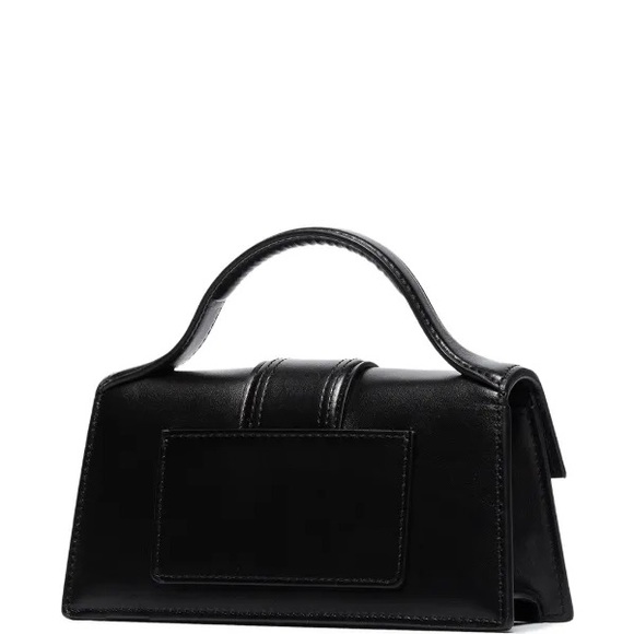 NWOT Jacquemus Le Bambino Mini Black Leather Tote Bag - Picture 3 of 11